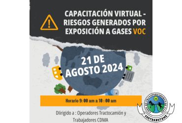 Capacitacion De Riesgo Generados Por Exposición A Gases VOC